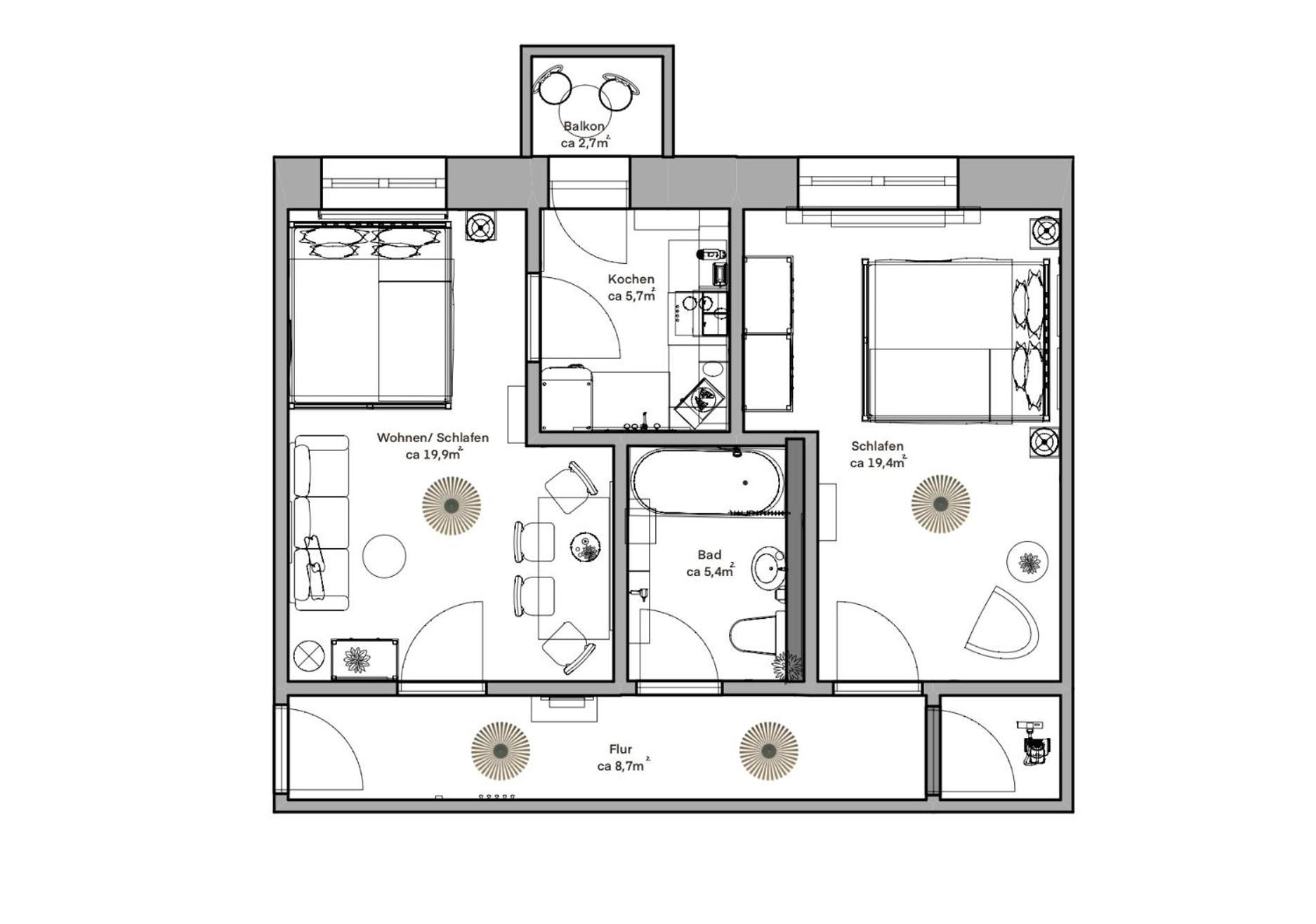 Pineapple Apartments Dresden Zwinger المظهر الخارجي الصورة